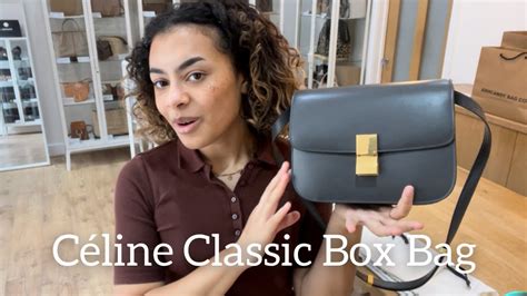 celine box bag camel style|Céline Classic Box Bag Review .